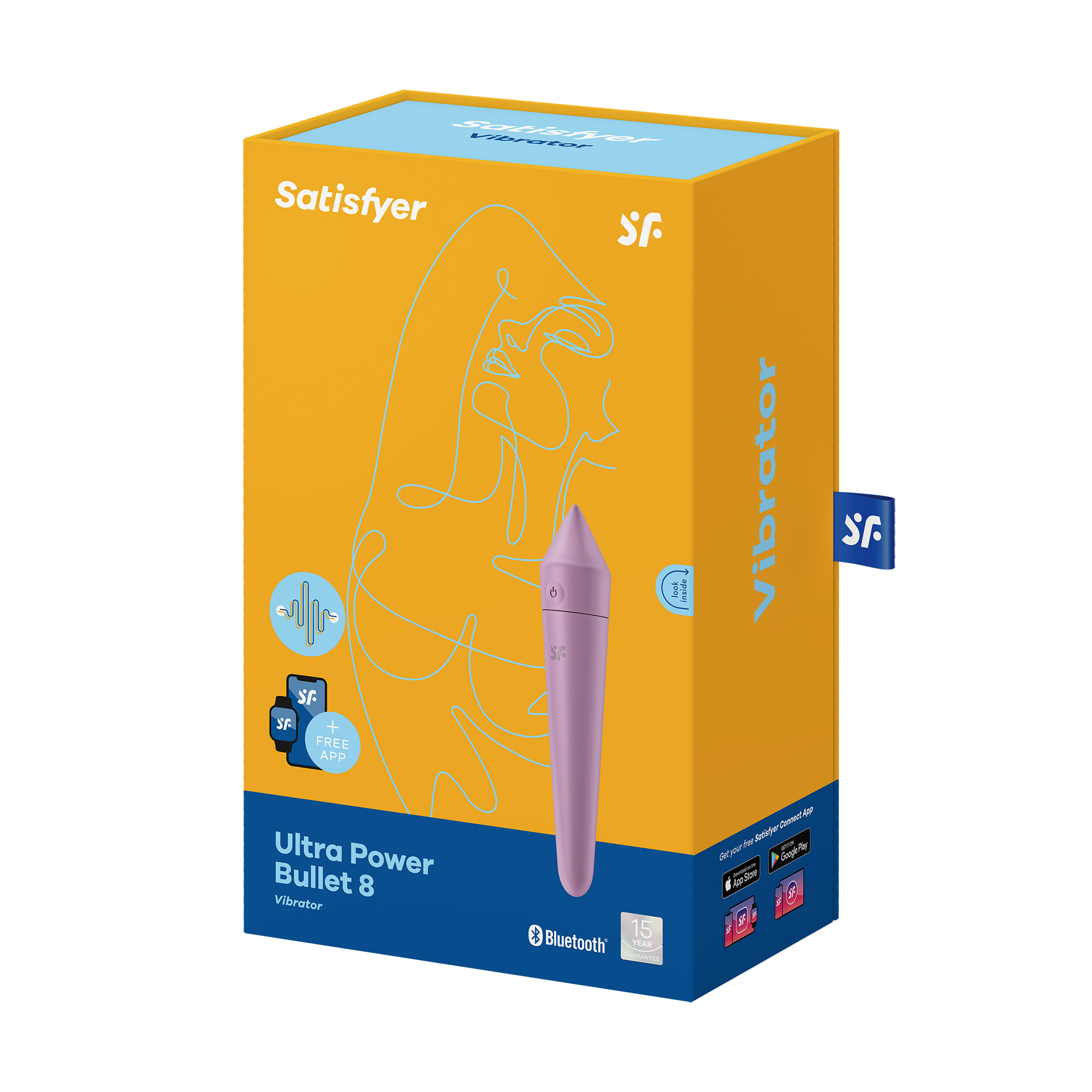 Смарт-віброкуля Satisfyer Ultra Power Bullet 8 Vibrator фіолетова, 1 шт