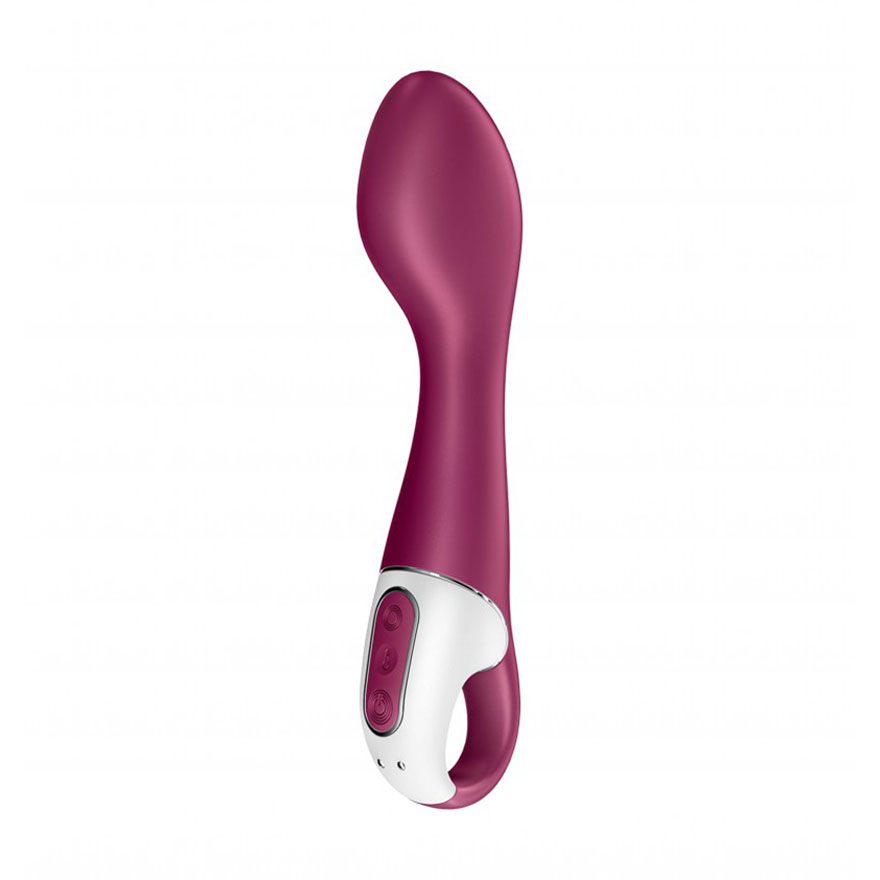Вагінальний смарт-вібратор Satisfyer Hot Spot Vibrator з функцією підігріву, бордовий, 1 шт
